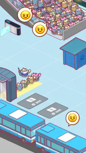고양이 오피스: 타이쿤 게임 screenshot
