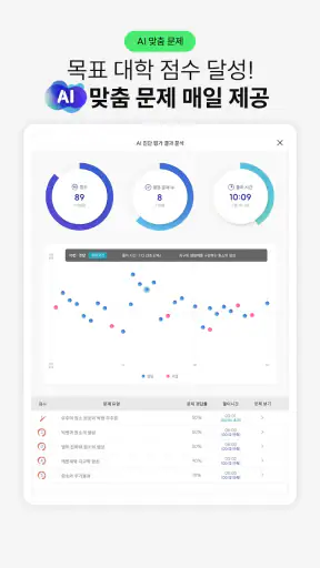 기출탭탭-AI 맞춤 문제, 내신, 수능, 고등 전 과목 screenshot