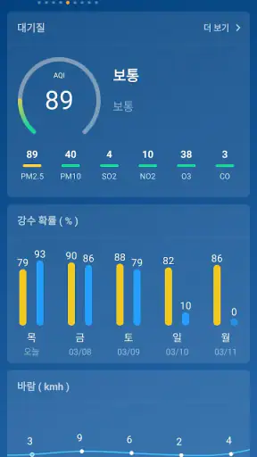 날씨 - 가장 정확한 날씨 앱 screenshot