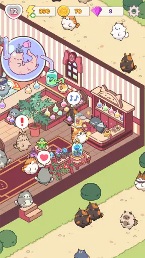 냥금술사 : 고양이 & 머지 screenshot