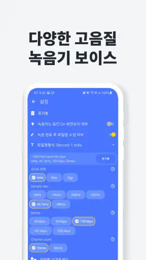 녹음기 보이스 - 음성 오디오 녹음 screenshot
