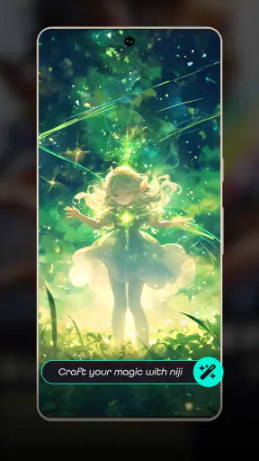 니지・저니 - AI 애니메이션 아트 screenshot