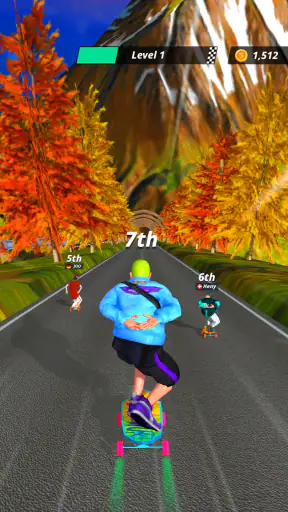 다운힐 레이서 (Downhill Racer) screenshot