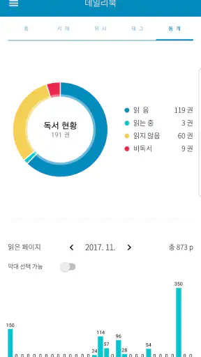 데일리북 Pro (도서 관리, 독서 기록) screenshot