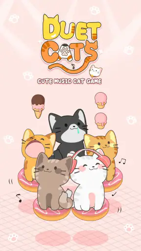 듀엣 고양이: 음악 귀여운 게임 (Duet Cats) screenshot