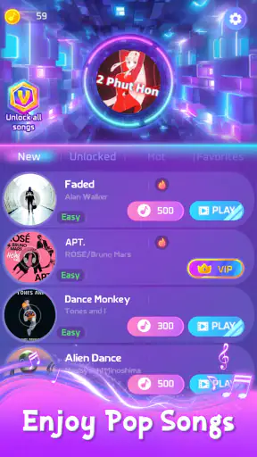 러닝 볼: 음악 색상 댄스 screenshot