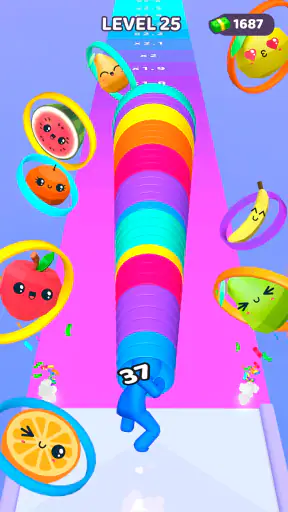 레이어 맨 3D: 질주 & 수집 screenshot