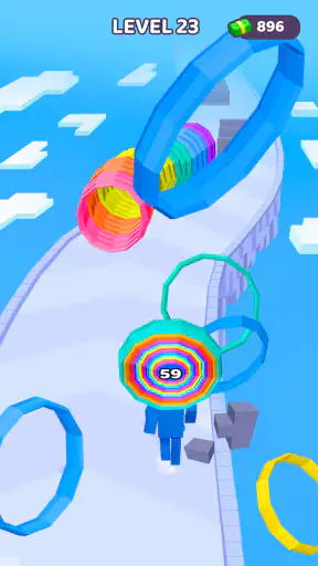 레이어 맨 3D: 질주 & 수집 screenshot