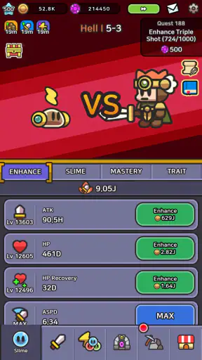레전드 오브 슬라임: 방치형 RPG screenshot