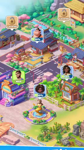 맛있는 여행: 합성 게임 screenshot