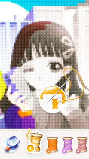 매직 십자수: 픽셀아트와 색칠게임 screenshot