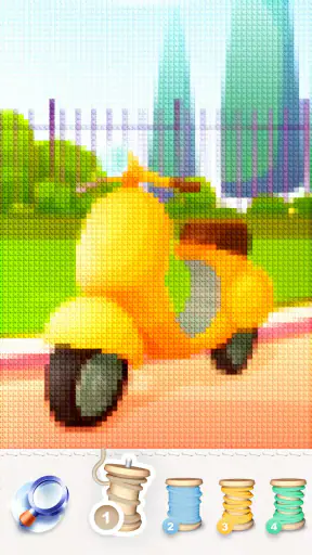 매직 십자수: 픽셀아트와 색칠게임 screenshot
