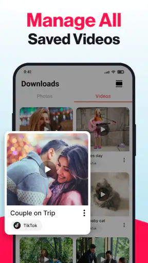 모든 비디오 다운로더 앱 screenshot