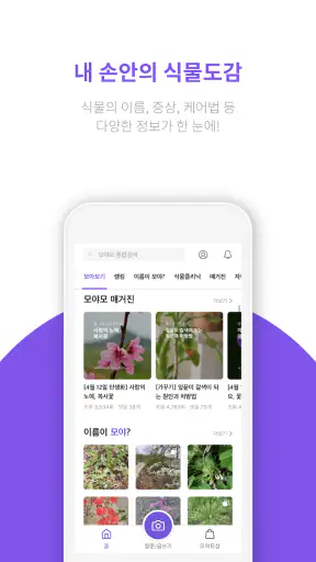 모야모 (식물 식별, 병충해 진단) screenshot