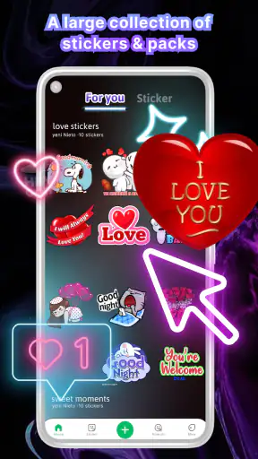무료톡스티커 screenshot