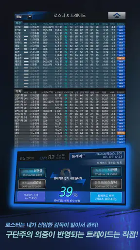 백년야구: 시뮬레이션 screenshot