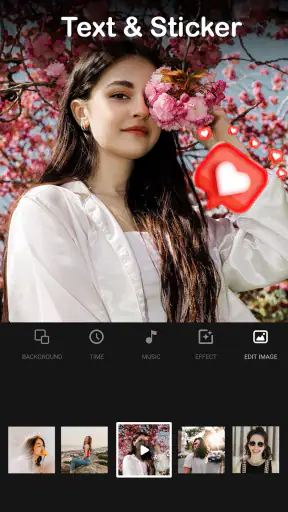 사진과 음악이 있는 비디오 메이커 screenshot