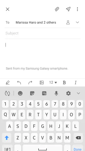 삼성 이메일 screenshot