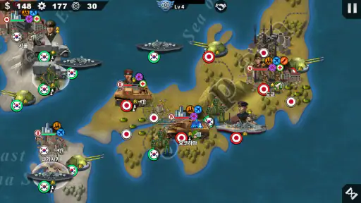 세계정복자4 -2차 세계 대전 시뮬레이터 screenshot