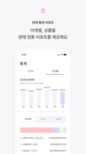 셀러박스 - 온라인 판매자 마켓 데이터 통합 관리 앱 screenshot
