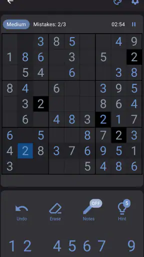 스도쿠 screenshot