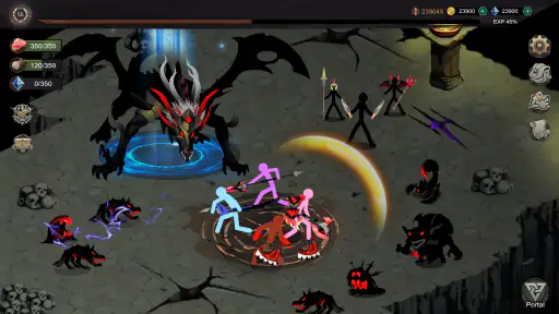 스틱맨 신화: 방치형 RPG 섀도우 screenshot