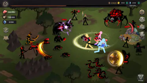 스틱맨 신화: 방치형 RPG 섀도우 screenshot