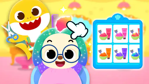 아기상어 꾸미기 게임: 어린이 헤어 네일 스파 놀이 screenshot