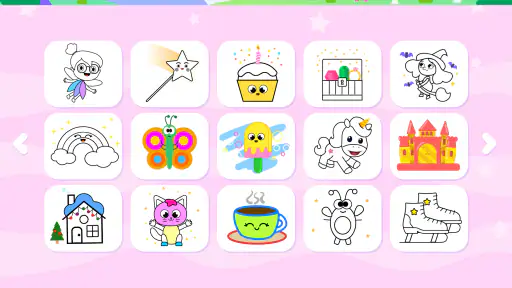아이들을 위한 색칠 및 그림 그리기 screenshot