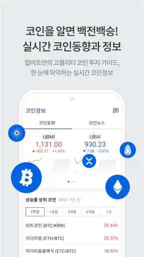 업비트 - 가장 신뢰받는 디지털 자산(비트코인) 거래소 screenshot