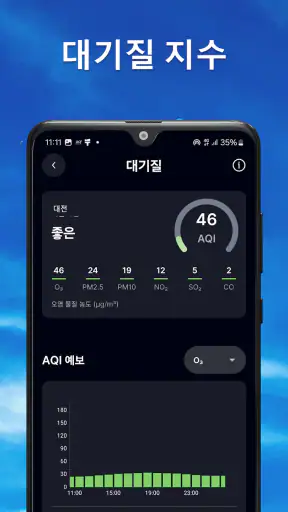 오늘 날씨: 날씨 예보 과 기상 레이더 screenshot