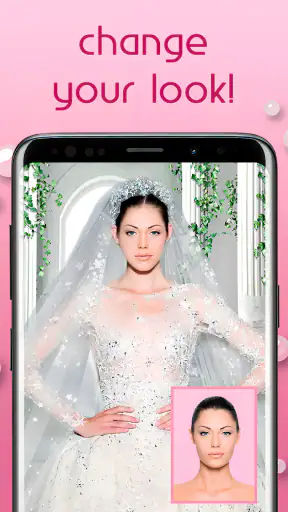 웨딩 드레스 사진 편집기 screenshot