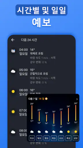 일기 예보-날씨 및 날씨 레이더 screenshot