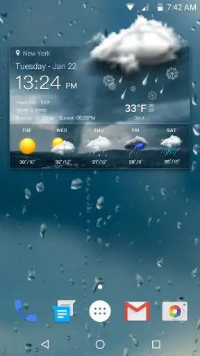 일기 예보 위젯 screenshot