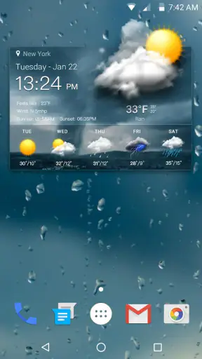 일기 예보 위젯 screenshot