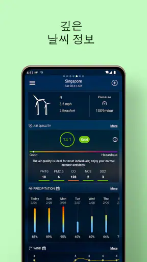 일기 예보-지역 예보-레이더-위젯 screenshot