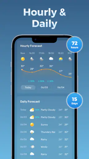 일기예보, 실시간 날씨 및 라이브 screenshot