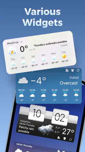 일기예보, 실시간 날씨 및 라이브 screenshot