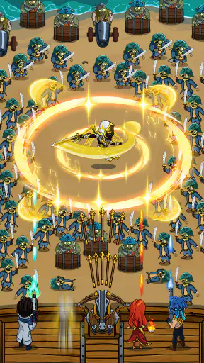 좀비 워: 유휴 디펜스 게임 screenshot
