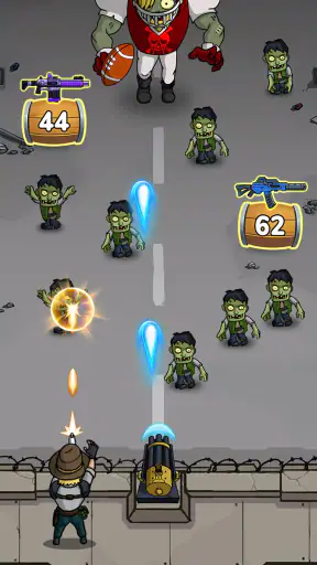 좀비 워: 유휴 디펜스 게임 screenshot