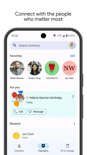 주소록 screenshot