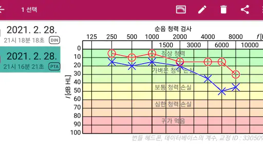 청력 테스트 screenshot