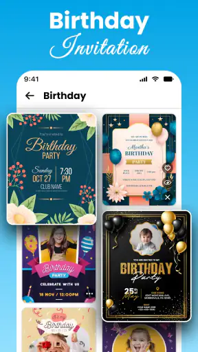 초대 카드 메이커 screenshot