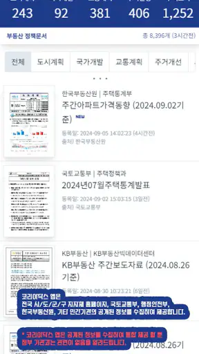 코리아닥스 - 부동산 개발계획 모아보기 screenshot