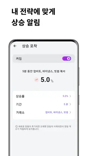 큐스피 코인 – AI 기반 조건검색 투자 전략 screenshot