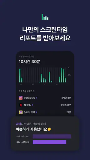 터닝: 앱 잠금, 폰 잠금, 공부/집중 타이머, 루틴 screenshot