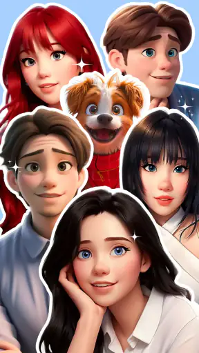 툰앱: ai그림, 사진 그림 카툰사진어플, 만화 만들기 screenshot