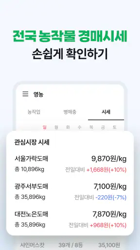 팜모닝 - 똑똑한 농민들의 농사앱 screenshot