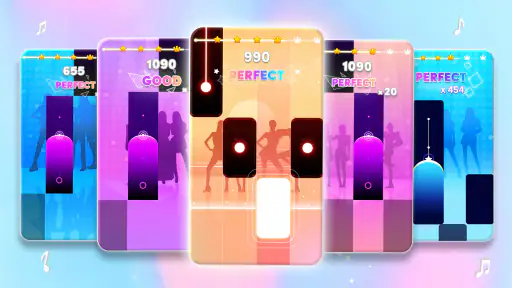 팝 피아노 2: 좋아하는 노래, 타일 음악 게임 screenshot