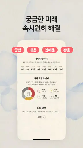 포스텔러 - 신년운세, 사주, 타로, 궁합, 점성술 screenshot